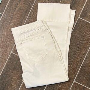 Women's Democracy White Crop Jeans 12